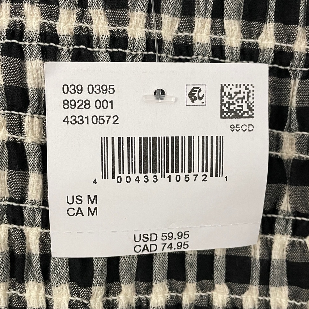 American Eagle Puff Sleeve Smocked Mini M - Picture 15 of 15